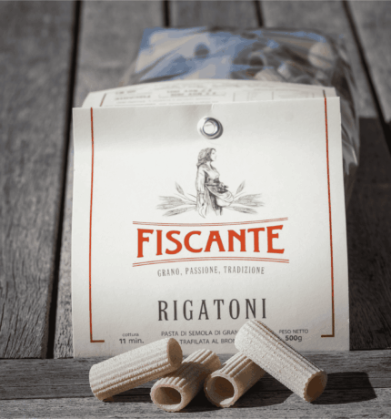 Rigatoni biologici Fiscante | Pasta di grano duro bio 100% italiano trafilata al bronzo