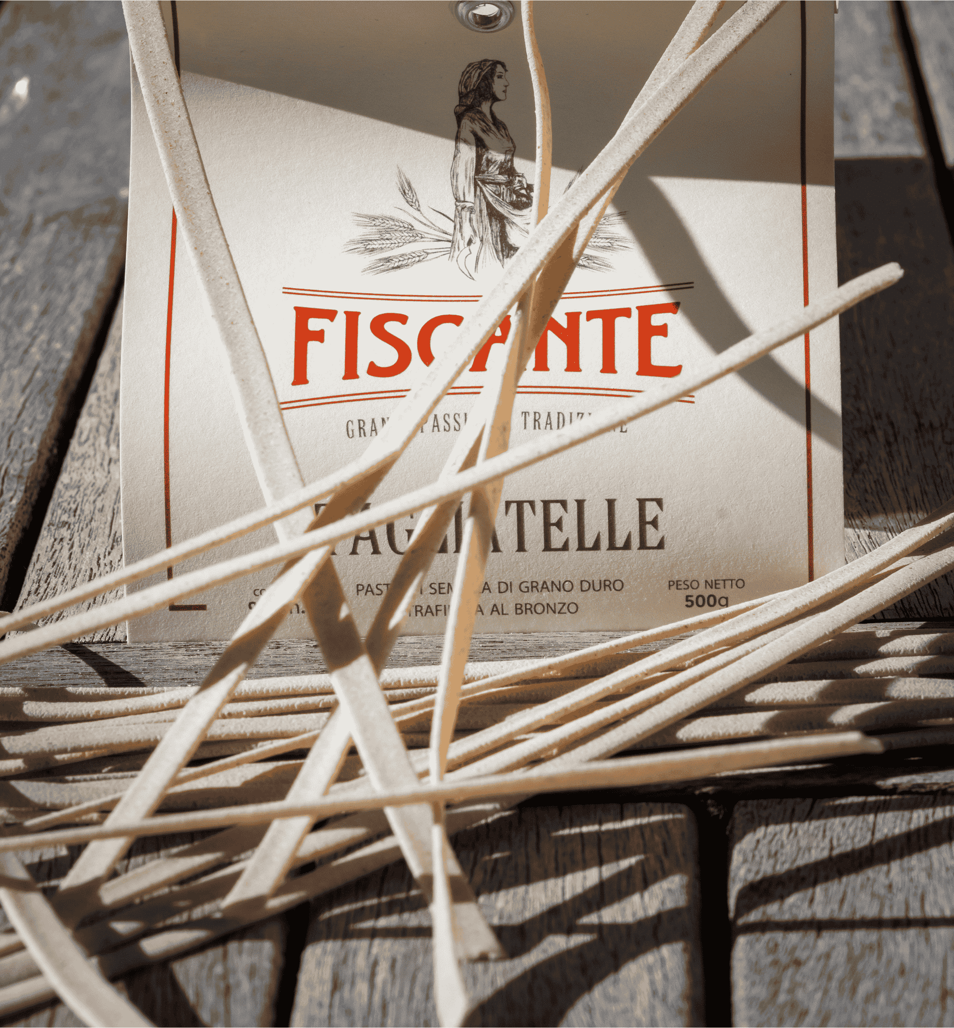 tagliatelle Tagliatelle biologiche Fiscante | Pasta biologica di grano duro 100% italiano trafilata al bronzo - immagine 1