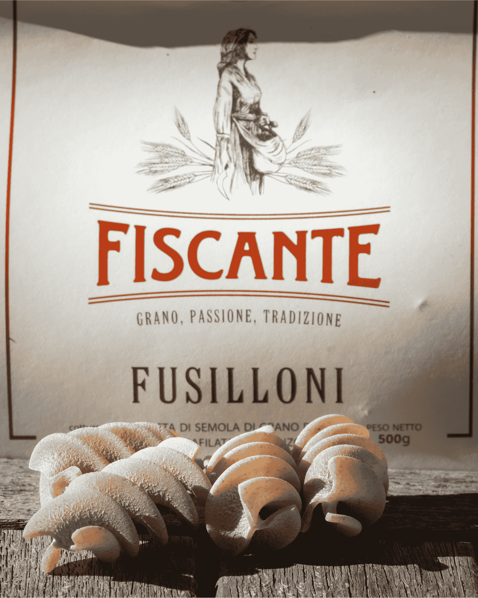 Fusillone Fusillone biologico Fiscante | Pasta di grano duro bio 100% italiano trafilata al bronzo - immagine 1