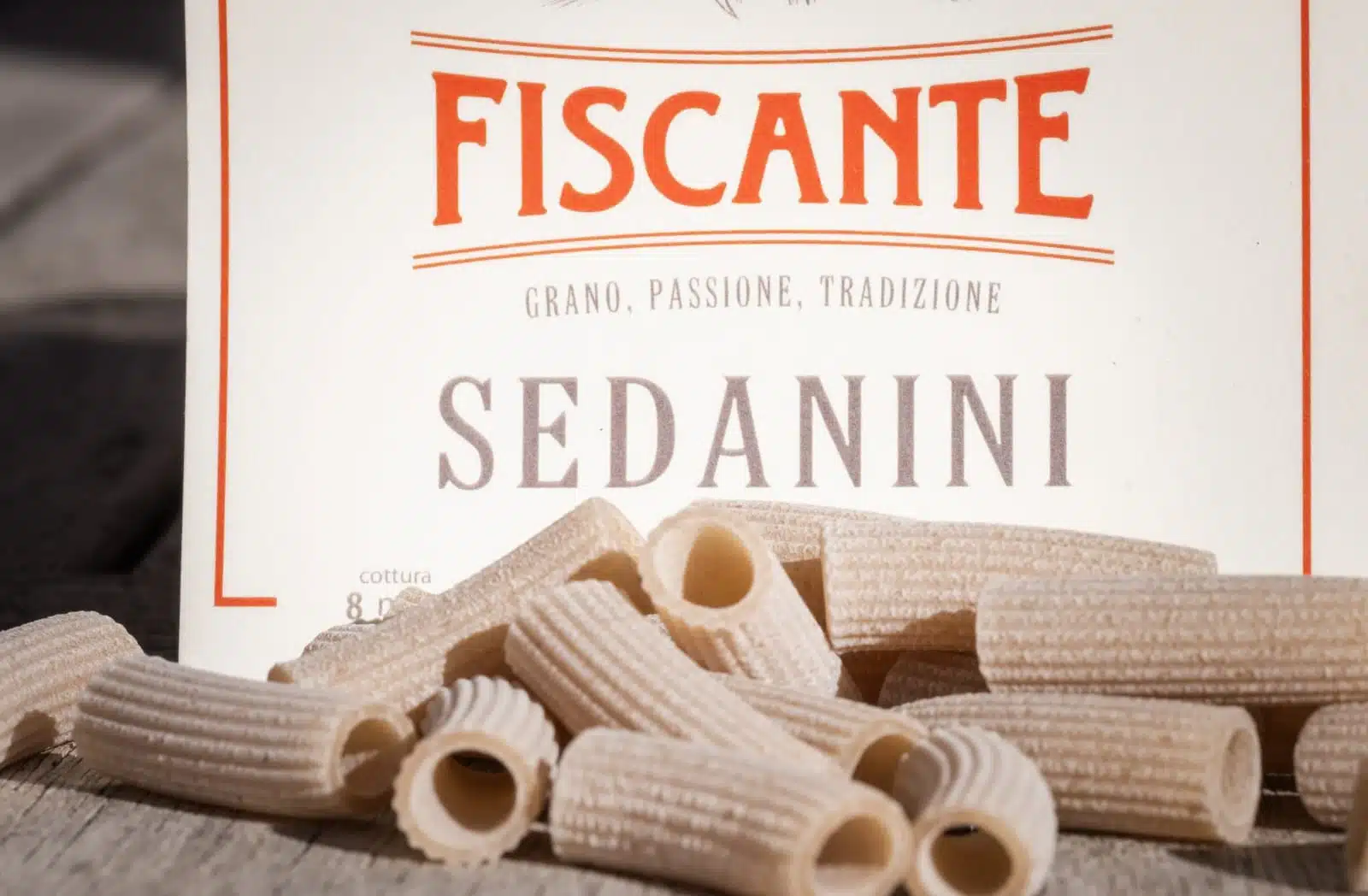 sedanini Sedanini biologiche Fiscante | Pasta di grano duro bio 100% italiano trafilata al bronzo - immagine 1
